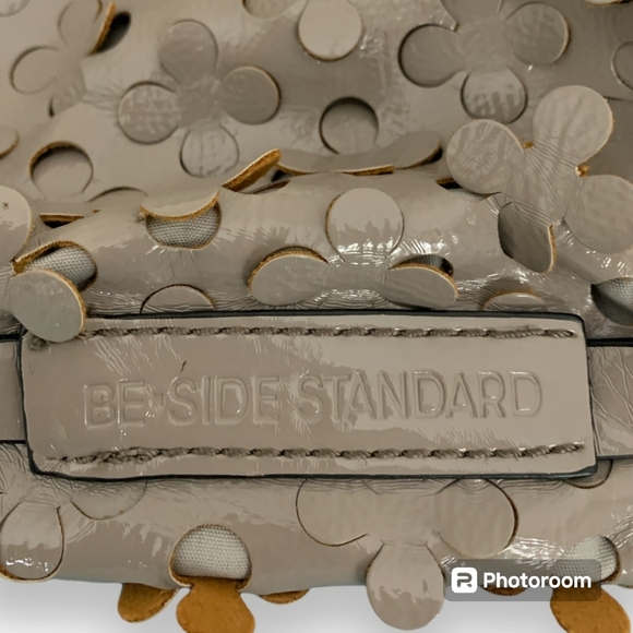 EUC Leather Adjustable Crossbody w/ floral cutouts, Luxury German Brand - Picture 5 of 11